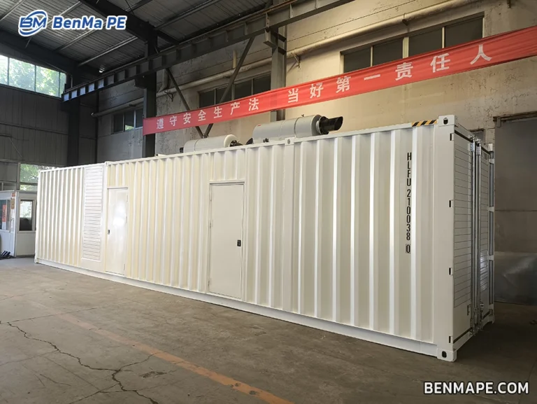 20ft containerized diesel generator set for mining site